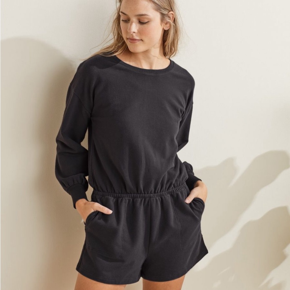 UpWest Charcoal‎ Romper